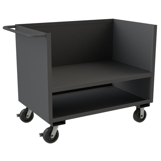 3 Sided Solid Truck, 2 Shelves