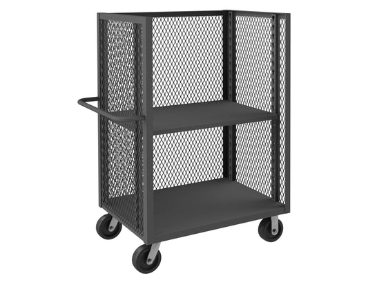 3 Sided Mesh Truck, 1 Adjustable Shelf