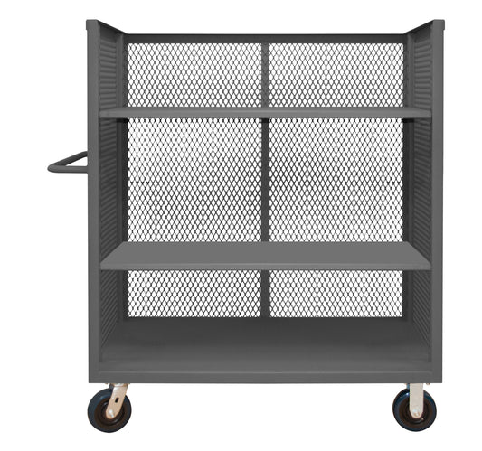 3 Sided Mesh Truck, 3 Shelves