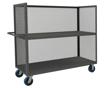 3 Sided Mesh Truck, 2 Shelves