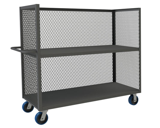 3 Sided Mesh Truck, 2 Shelves
