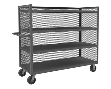 3 Sided Mesh Truck, 4 Shelves