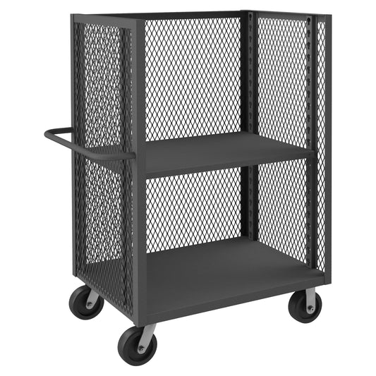 3 Sided Mesh Truck, 1 Adjustable Shelf