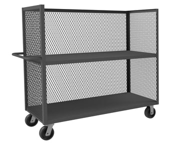 3 Sided Mesh Truck, 2 Shelves