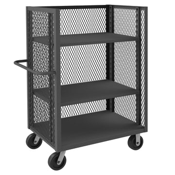 3 Sided Mesh Truck, 2 Adjustable Shelves