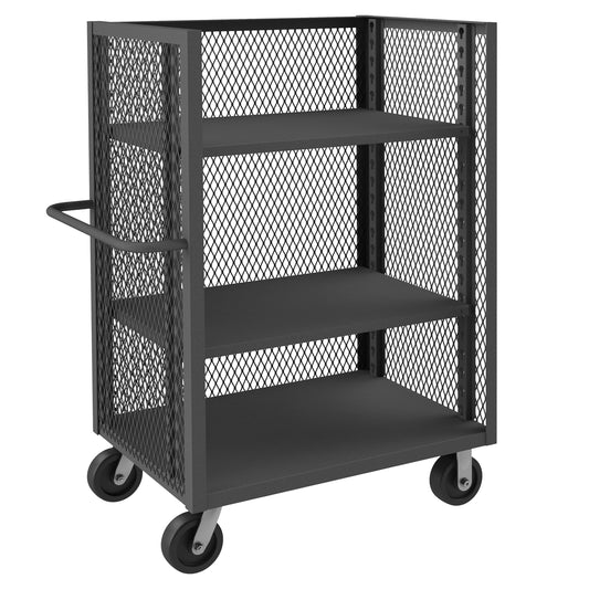3 Sided Mesh Truck, 2 Adjustable Shelves