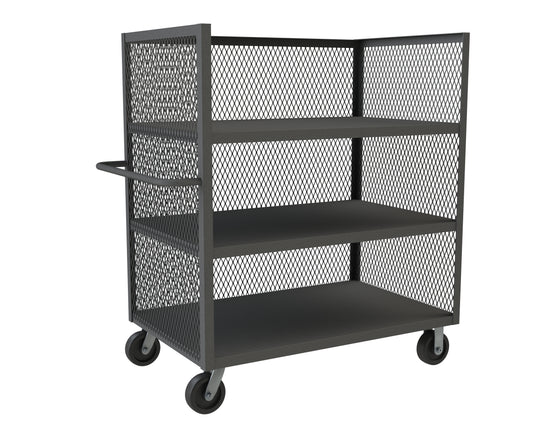 3 Sided Mesh Truck, 3 Shelves