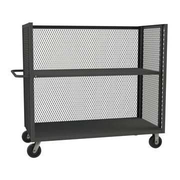 3 Sided Mesh Truck, 1 Adjustable Shelf