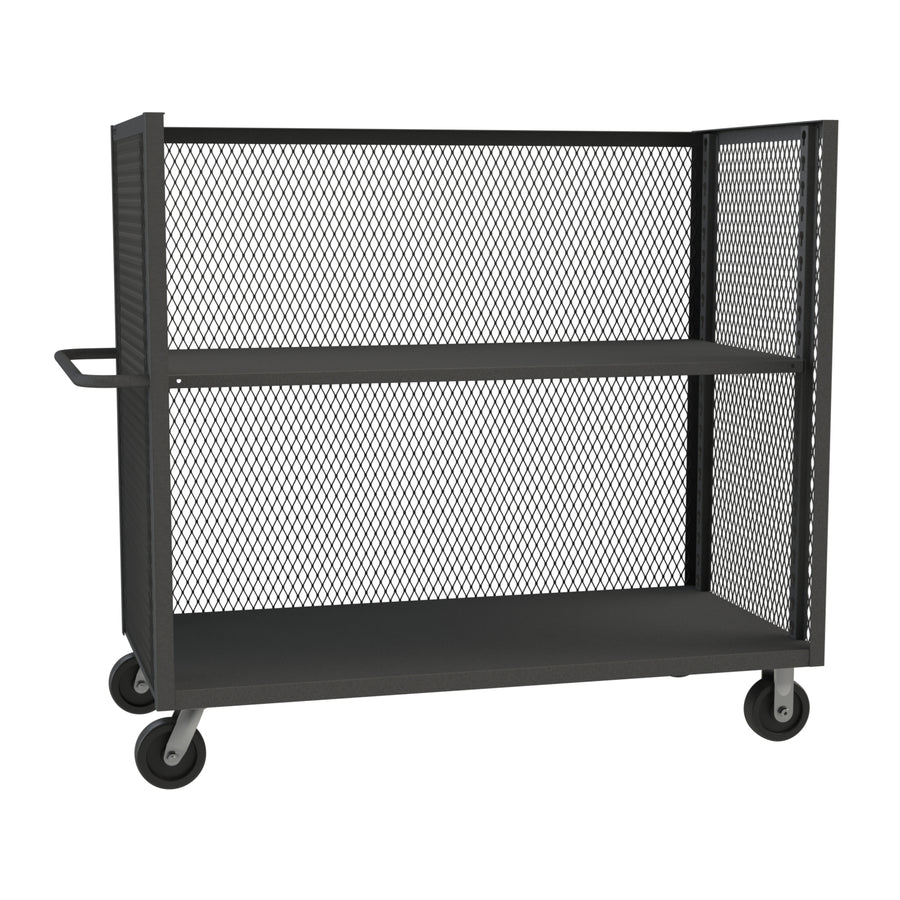 3 Sided Mesh Truck, 1 Adjustable Shelf