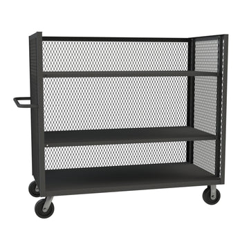 3 Sided Mesh Truck, 2 Adjustable Shelves