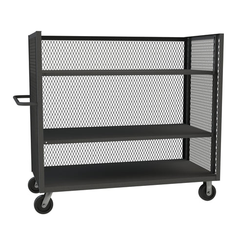 3 Sided Mesh Truck, 2 Adjustable Shelves