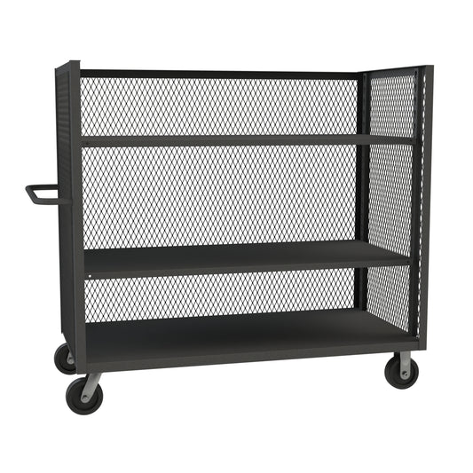 3 Sided Mesh Truck, 2 Adjustable Shelves