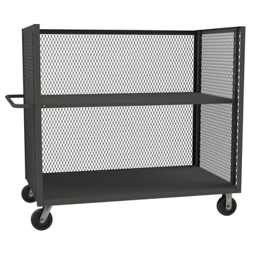 3 Sided Mesh Truck, 1 Adjustable Shelf