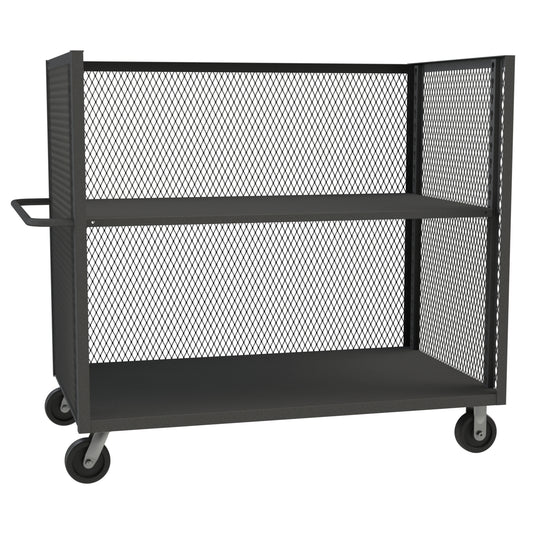3 Sided Mesh Truck, 1 Adjustable Shelf