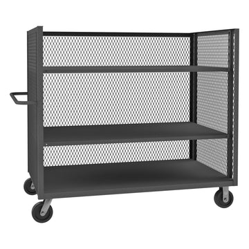 3 Sided Mesh Truck, 2 Adjustable Shelves