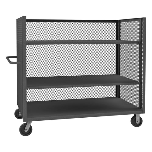 3 Sided Mesh Truck, 2 Adjustable Shelves
