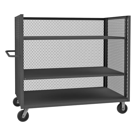3 Sided Mesh Truck, 2 Adjustable Shelves