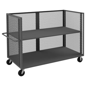 3 Sided Mesh Truck,  1 Adjustable Shelf