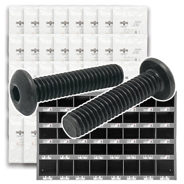 Alloy Button Socket Head Cap Screws Black Oxide- 1656 PCS