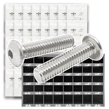 Stainless Steel Button Socket Head Cap Screws - 1656 PCS