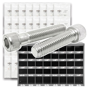 Stainless Steel Socket Head Cap Screws - 1656 PCS