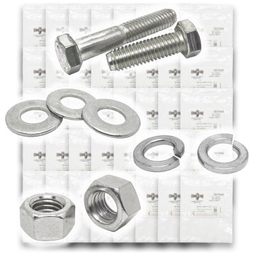 Inch 316 Stainless Steel Hex Cap Screws, Nuts & Washers - 1146 PCS