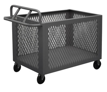 4 Sided Mesh Box Truck, Tubular Handle
