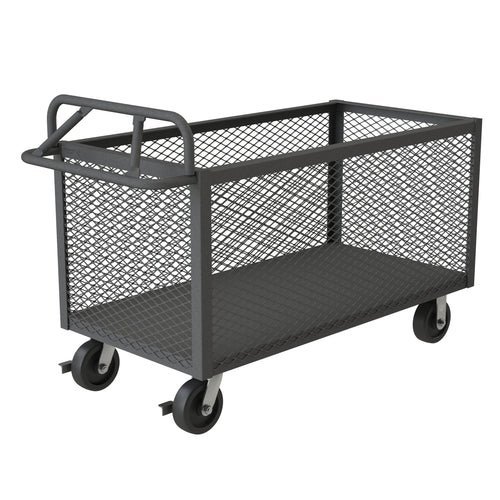 4 Sided Mesh Box Truck, Ergonomic Handle