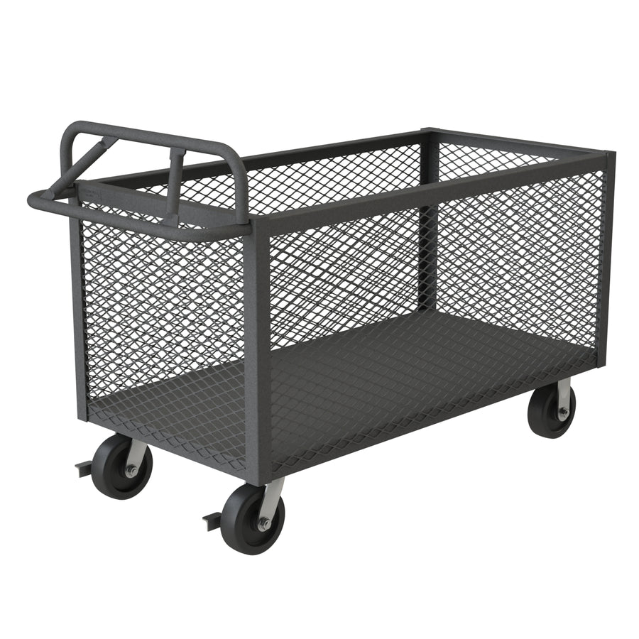 4 Sided Mesh Box Truck, Ergonomic Handle
