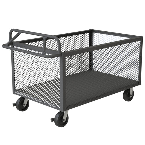 4 Sided Mesh Box Truck, Ergonomic Handle