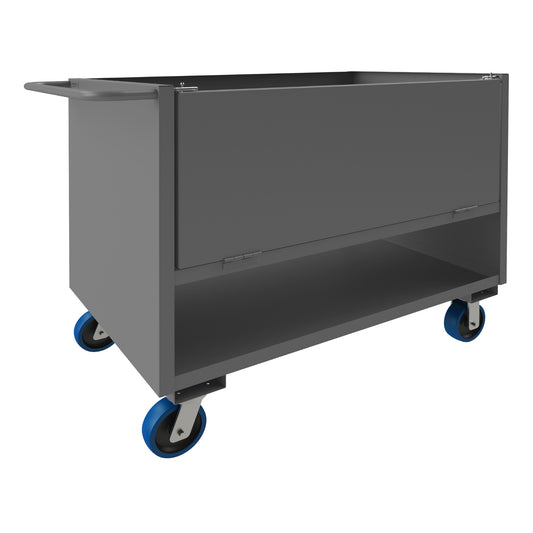 4 Sided Solid Box Truck, Drop Gate
