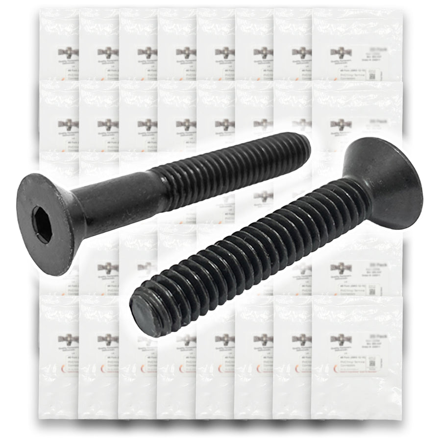 Alloy Flat Socket Head Cap Screws Black Oxide - 904 pcs
