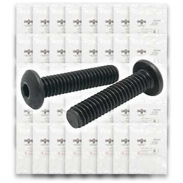 Alloy Allen Button Head Socket Cap Screws Bolts Black Oxide Assortment - 904 PCS