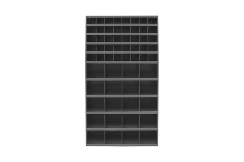 12" Deep, Tall 60 Opening Bin, Gray
