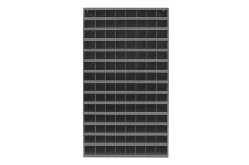 12" Deep, Tall 112 Opening Bin, Gray