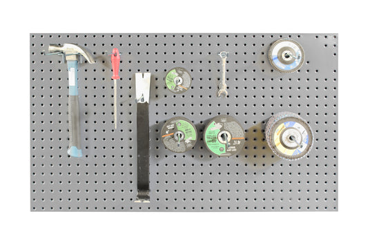 Pegboard Panel, Wall Mountable, Gray