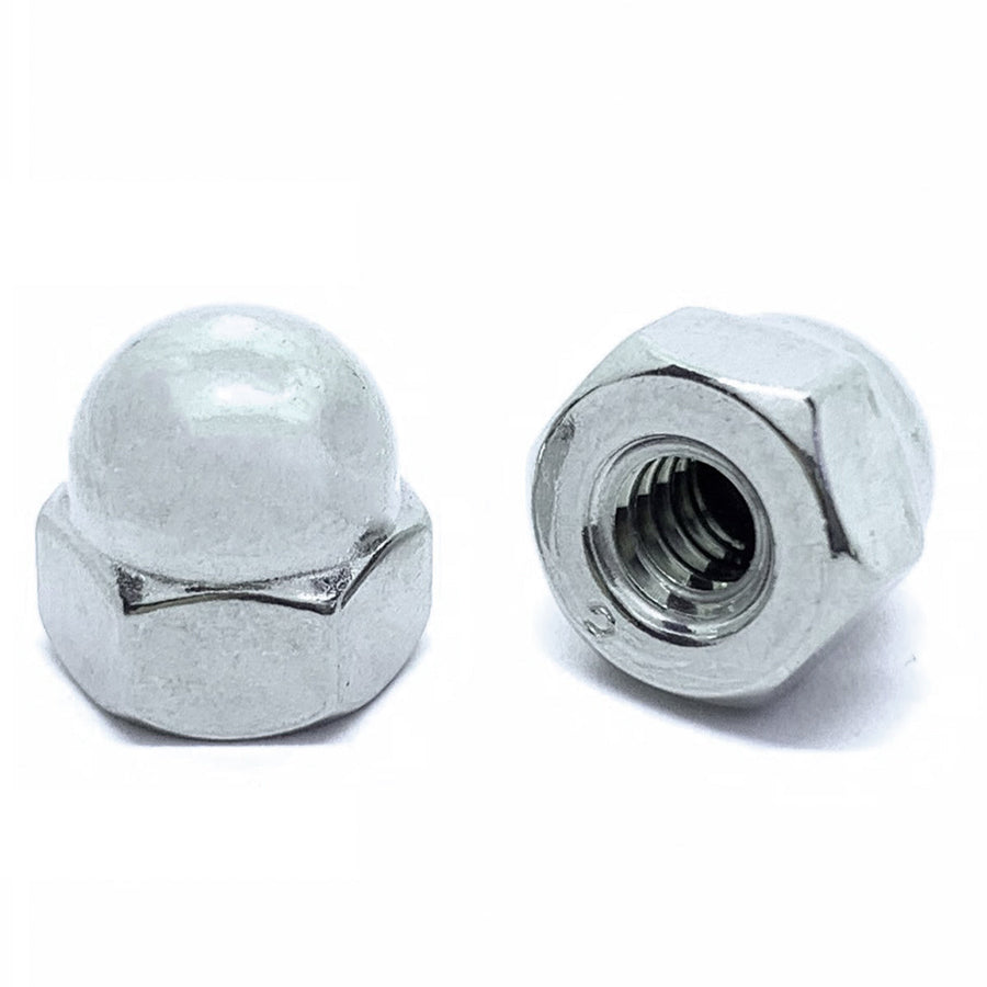 M4-0.70 Class 6 Acorn Nuts Zinc Clear