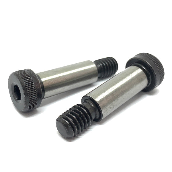 M8 x 12MM x M6-1.0  Allen Socket Alloy Shoulder Bolts Black Oxide
