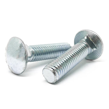 3/8-16x6" Grade 5 Round Head Square Neck Carriage Bolts Zinc