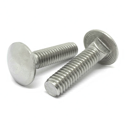 1/4-20x2" Stainless Steel 18-8 Carriage Bolts