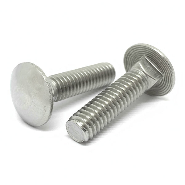 1/4-20x3-1/2" Stainless Steel 18-8 Carriage Bolts