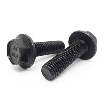 M8-1.25x20 Class 10.9 Hex Flange Bolts Phos & Oil