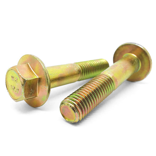 M14-2.0x50 Class 10.9 Hex Flange Bolts Zinc Yellow