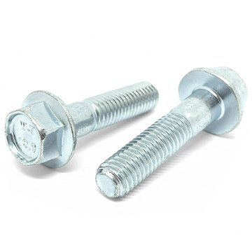 M8-1.25x50 Class 10.9 Hex Flange Bolts Zinc Clear