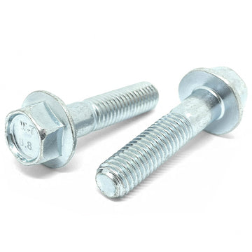M6-1.0x30 Class 8.8 Hex Flange Bolts Zinc Clear