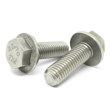 M8-1.25x30 A2-70 Stainless Steel Hex Flange Bolts