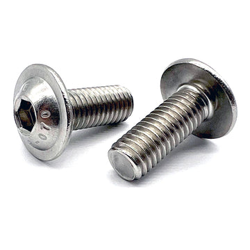 M8-1.25x16 A2-70 Stainless Steel Button Flange Socket Cap Screws