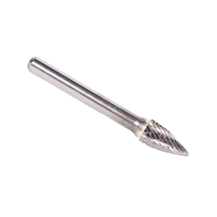 1/2" x 1" Tree Pointed End Carbide Bur 1/4 Shank