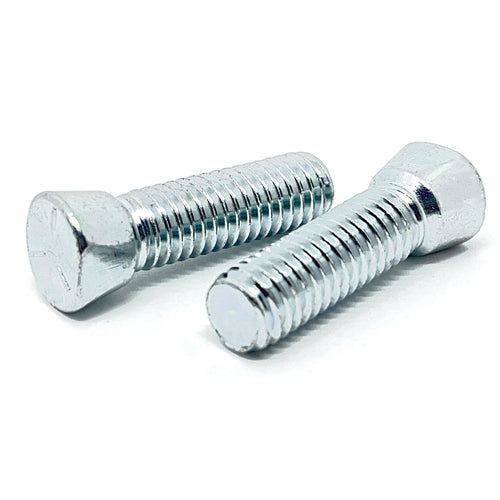 3/8-16x1-1/2" Grade 5 Clipped Head Plow Bolts Zinc