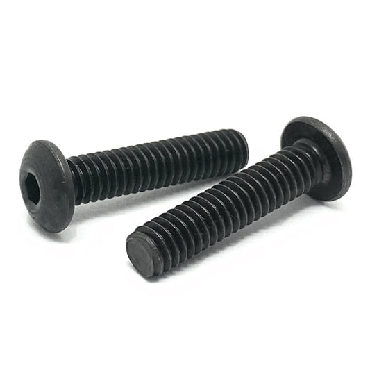M6-1.0x16 Class 12.9 Alloy Button Socket Head Cap Screws Black Oxide